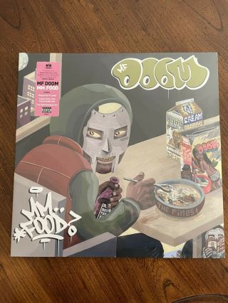 Mf Doom Mm.  Food Pink & Green Colored Vinyl 2lp Madvillain In Hand