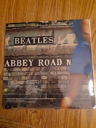The Beatles ‘abbey Road’ First Press 1969 U.  K Lp W/ Misaligned Apple Very Good,