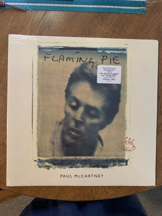 Paul Mccartney,  Flaming Pie.  Lp With Song Hype Sticker 1997