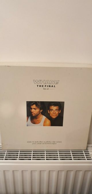 Wham ‘the Final’ Box Set 2 X Gold Vinyl Records,