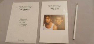 Wham ‘The Final’ Box Set 2 x GOLD Vinyl Records, 3