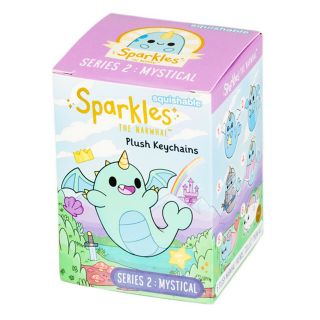 Squishable Sparkles The Narwhal Series 2 Plush Keychain Blind Box Four Count