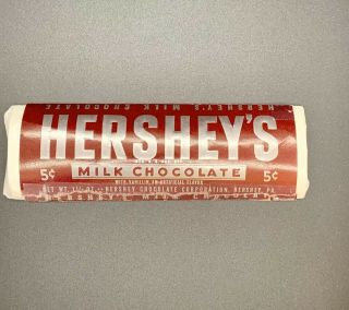 1940s Vintage Hershey Milk Chocolate Candy Bar Wrapper
