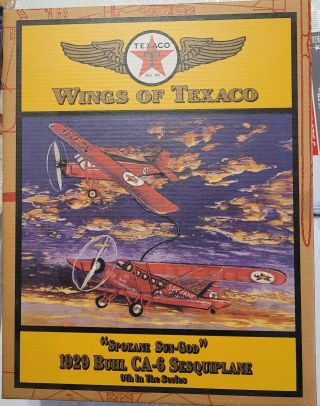 Wings Of Texaco - 1929 Buhl Ca - 6 Sesquiplane " Spokane Sun - God " 9 -