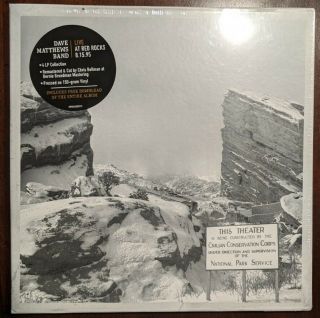 Dave Matthews Band Live Trax Red Rocks 8/15/95 4lp Vinyl Boxset Dmb