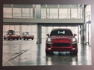 2017 Porsche Macan Gts Suv Showroom Advertising Sales Poster Rare Awesome L@@k