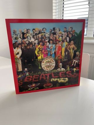 Beatles " Sgt Pepper " 50th Anniversary 4 Cd 2 Dvd Box Set 3d Sleeve Lp Size Box