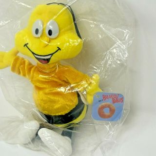 Honey Nut Cheerios Bee General Mill Breakfast Pals Cereal Plush Beanie Toy Doll