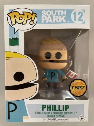 Funko Pop Phillip Limited Edition Chase.  South Park Collectible Figure 12