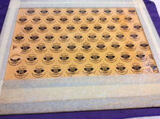 Rare 1950s Pic - Nic Root Beer Dr.  Pepper Soda Bottle Cap Factory Printing Plate
