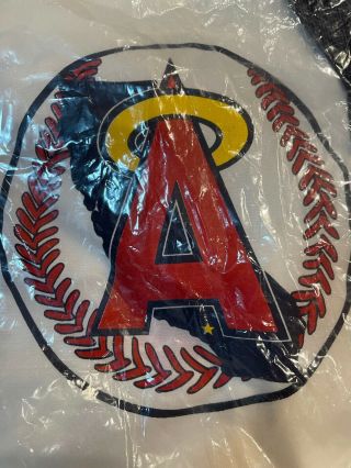 Vintage Royal Crown Rc Cola Baseball Angels Advertising Duffel Bag White Red