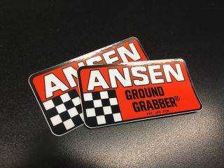Ansen Ground Grabber Traction Bar Decals X2 Nhra Gasser Racing Decals