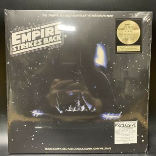 John Williams - Star Wars Empire Strikes Back 2xlp Rare 2016 Gold Vinyl,