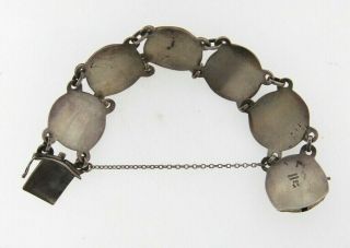 Vintage Georg Jensen Sterling Silver Lapis Bracelet 19 4