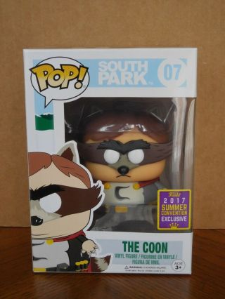 Pop South Park The Coon Vinyl Figure 2017 Summer Convention - Box Issue
