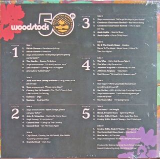 WOODSTOCK - Back To The Garden 50th Anniver 5 - LP vinyl Box Set 2019 2