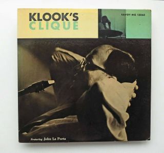 Kenny Clarke - “klook’s Clique” Savoy Mg 12065 Mono - Rvg Vg,