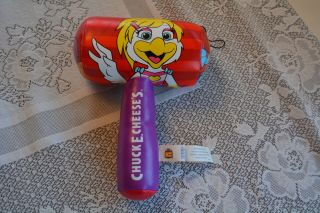 Chuck E Cheese ' s Soft Whack A Mole Hammer Mallet Kids Toy Mouse 9 