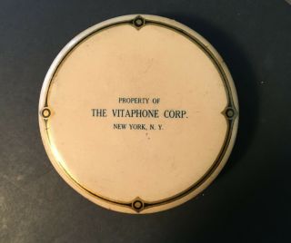 Vitaphone Record Duster - For Theaters With Early Sound Movies 1920 