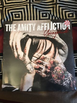 The Amity Affliction Youngbloods Vinyl Lp Re - Release Swirl Design 240/666