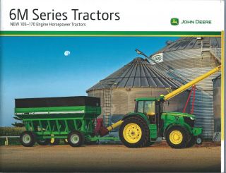 Farm Tractor Brochure - John Deere - 6105m Et Al - 6m Series - C2013 (f6284)