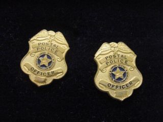 Vintage Pair United States Postal Police Officer Cufflinks