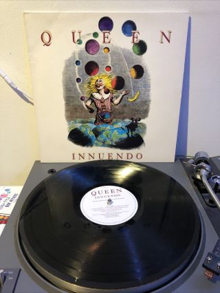Queen Innuendo 1991 Uk First Pressing Vinyl Lp Album Parlophone Pcsd 115 Record