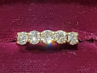 Gorgeous Art Deco Old European Cut Diamond Ring 1 Carat Wedding Anniversary