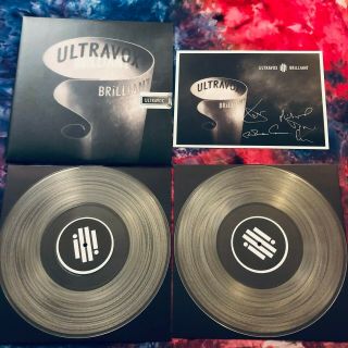 Ultravox " Brilliant " 2 Lp Clear Vinyl Signed Print Exclusive Midge Ure X/50 Vg,