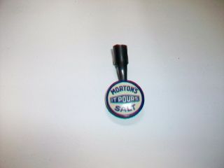 Vintage Pencil Pocket Clip With Advertising Morton 