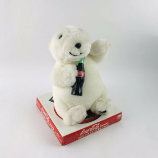 Vintage Coca Cola Coke Bottle Polar Bear Plush 1997 7 " Advertising Nwt