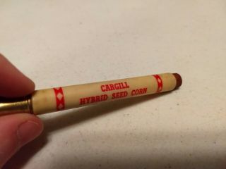 Vintage Cargill Hybrid Seed Corn Ahrens Bennett Iowa Advertising Bullet Pencil 2
