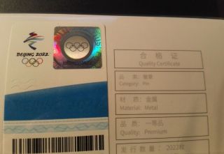 2022 BEIJING WINTER OLYMPIC GOLD LOGO SNOW PIN LE2022 3