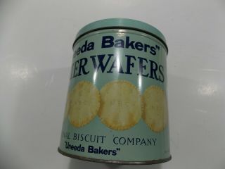Vintage Tin Uneeda Bakers Butter Wafers National Biscuit Company