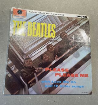 The Beatles Please Please Me 1963 Vinyl Lp Pmc1202 Xex 422 - 1n/ 421 - 1n Mono Ex/ex