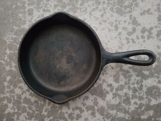 Vintage Wagner Ware Sidney - 0 - 1053 Small Cast Iron Skillet 3