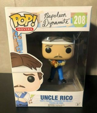Vaulted Funko Pop Movies 208 Napoleon Dynamite Series - Uncle Rico