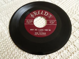 Don Putman Why Do I Love You So/broken Hearted Reed 1055 Birmingham Alabama M -