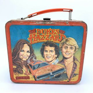 Vintage Dukes Of Hazzard Lunch Box Aladdin 1980 No Thermos