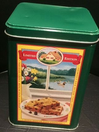 Vintage Nestle Toll House Cookies Limited Edition (6.  5 " X 4 " X 4 ") Collector Tin