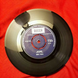 The Small Faces Mega Rare A/patterns B/ E To D 45 Rpm 7 " Vinyl F12619