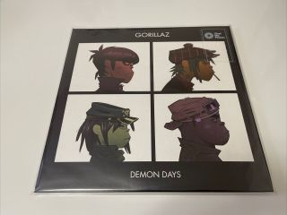 Gorillaz “demon Days” Vmp Limited 2lp 180gram Red Vinyl -