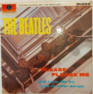Early The Beatles Please Please Me Rare Vgc 1960s Vintage Vinyl Lp Record