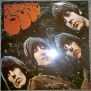 The Beatles Rubber Soul Vinyl Lp Record Uk 1st Issue 1965 - 4/ - 4 Vg,  /ex