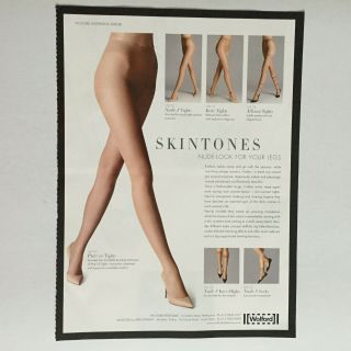 Wolford Skintones Tights Panty Hose Nudes Print Ad 2016