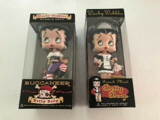 Betty Boop Wacky Wobblers By Funko - - Buccaneer And French Maid