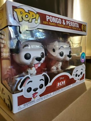 Funko Pop Disney Pongo & Perdita 2 Pack 101 Dalmations PIAB Exclusive 2