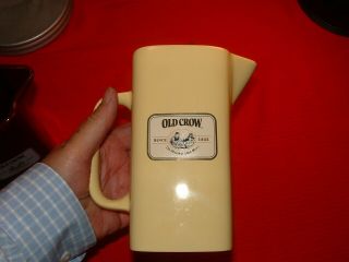 Old Crow Whiskey Pitcher Pub Jug Limited Edition By Wade China 1 Of 600
