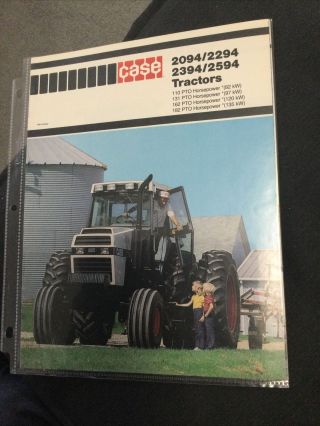 Case 2094 2294 2394 2594 Tractor Brochure