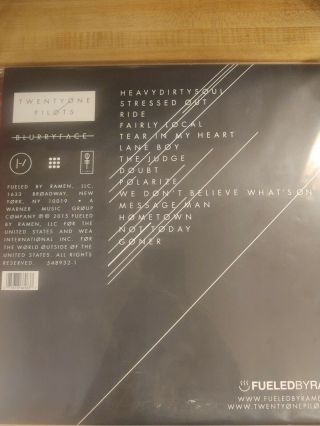Twenty One Pilots Vinyl Blurryface 3